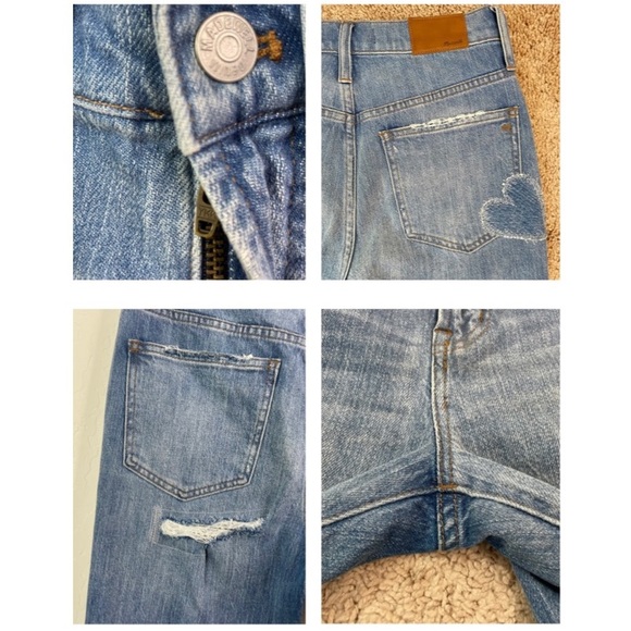 Madewell The Perfect Vintage Jean: Heart Patch Edition Size 27 - Picture 9 of 16